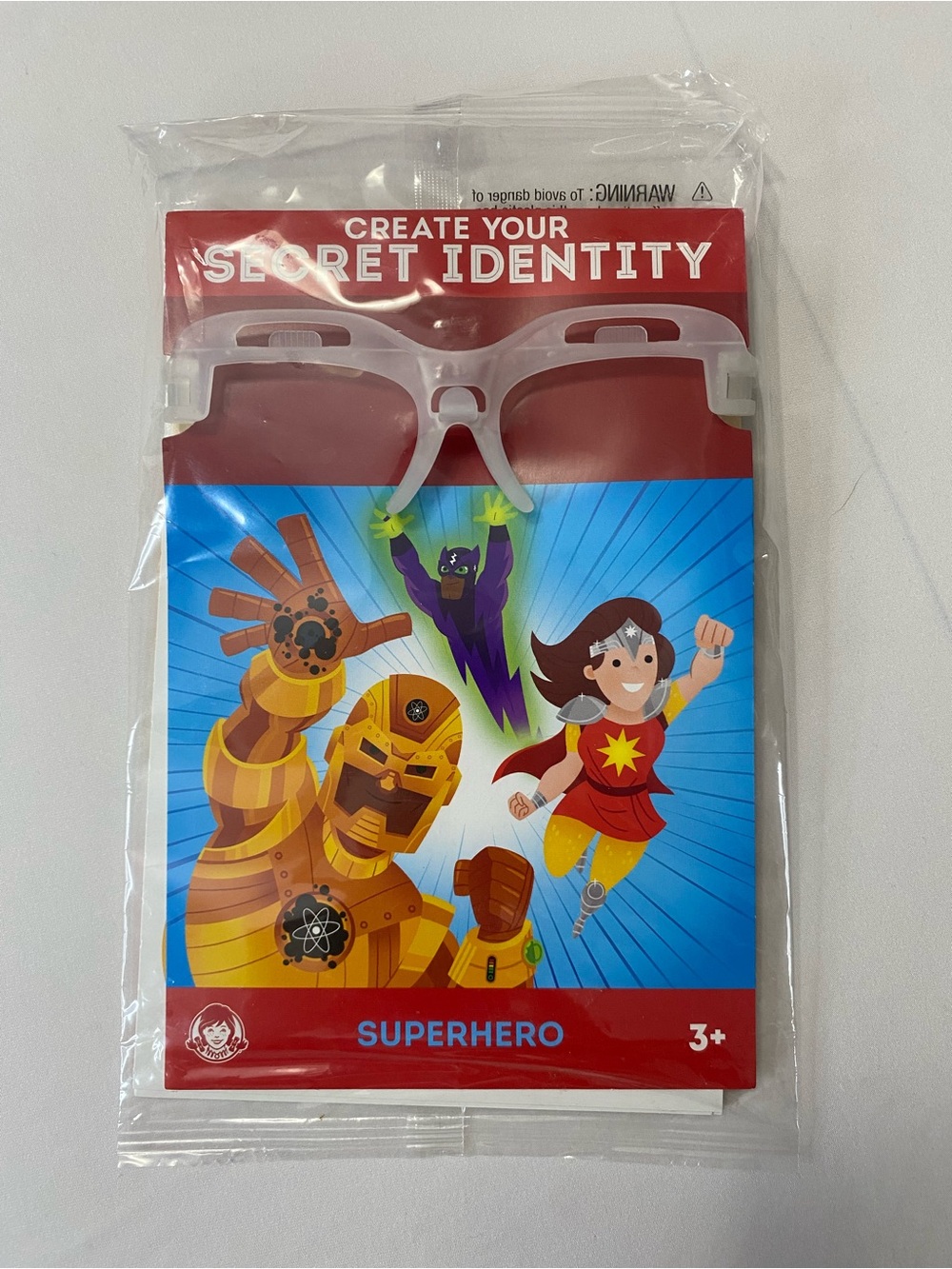 Wendy’s Kids Meal Toy Create Your Secret Identity Glasses New Sealed